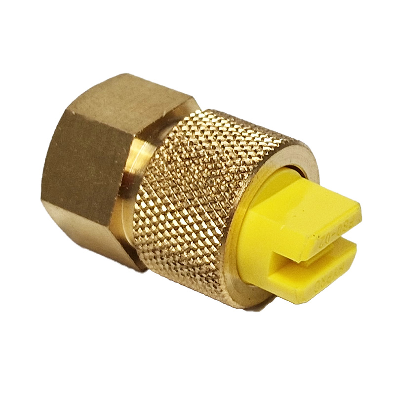 Gloria Flat Fan Nozzle Assembly - Yellow Tip  